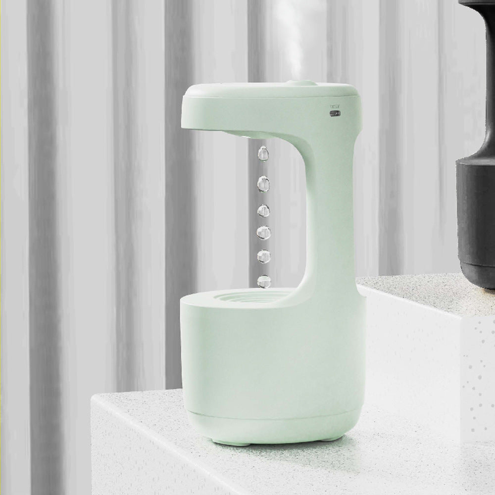 Anti-Gravity Humidifier with Clock & Aroma Diffuser