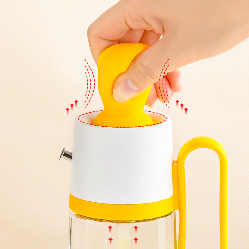 2-in-1 Oil Dispenser with Silicone Brush