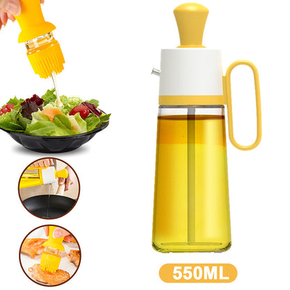 2-in-1 Oil Dispenser with Silicone Brush